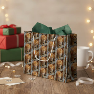 Grand Sac Cadeau Photo Pet Cat Chien Photo Personnaliser Personnali