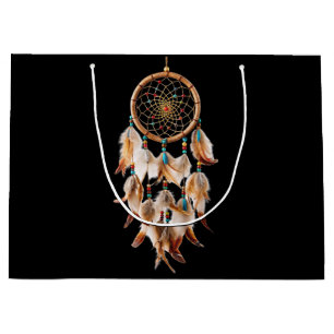 Grand Sac Cadeau Photos de la tribu des Boho Dreamcatcher