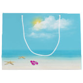 Grand Sac Cadeau Picker D'Anniversaire Dans Une Chaise Avec Cocktai (Dos)