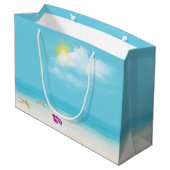 Grand Sac Cadeau Picker D'Anniversaire Dans Une Chaise Avec Cocktai (Dos Angle)