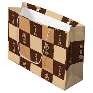 Grand Sac Cadeau Pièces de plateau d'échecs