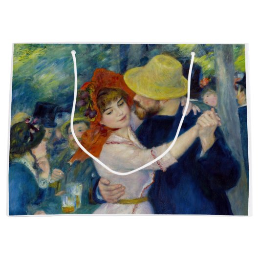 Grand Sac Cadeau Pierre-Auguste Renoir - Danse à Bougival (Devant)
