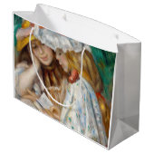 Grand Sac Cadeau Pierre-Auguste Renoir - Deux Filles Lecture (Dos Angle)