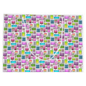 Grand Sac Cadeau Pierres précieuses et mère de perle (Dos)