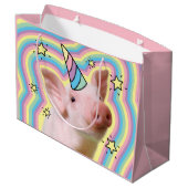 Grand Sac Cadeau Piglet magique Unicorn (Dos Angle)