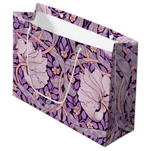 Grand Sac Cadeau Pimpernel Purple, William Morris Grand Cadeau