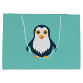 Grand Sac Cadeau Pingouin bébé (Dos)
