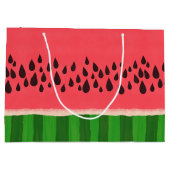Grand Sac Cadeau Pink and Green Watermelon (Dos)