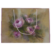Grand Sac Cadeau Pink / Purple Roses Large (Dos)