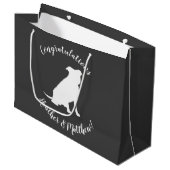 Grand Sac Cadeau Pit Bull Chien Baby shower Puppy Pitbull (Devant Angle)