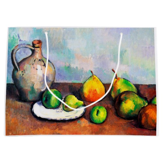Grand Sac Cadeau Pitcher et Fruit, Paul Cezanne (Devant)