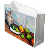 Grand Sac Cadeau Pitcher et Fruit, Paul Cezanne (Devant Angle)