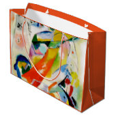 Grand Sac Cadeau PixDezines panneau mural Kandinsky 1914/abstrait (Dos Angle)