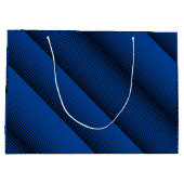 Grand Sac Cadeau Pixel Motif 08.B.w Bleu BG (Dos)