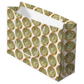 Grand Sac Cadeau Pizza (Devant Angle)