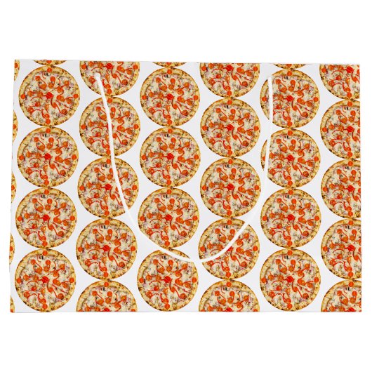 Grand Sac Cadeau Pizza (Dos)