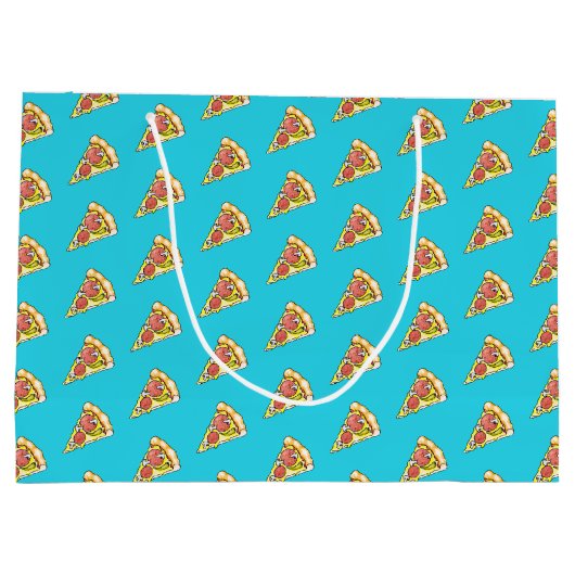 Grand Sac Cadeau Pizza (Dos)