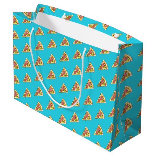 Grand Sac Cadeau Pizza (Dos Angle)