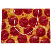 Grand Sac Cadeau pizza pepperonis (Devant)