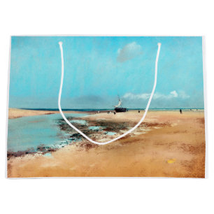 Grand Sac Cadeau Plage à Low Tide (Bouche de la rivière), Edgar Deg