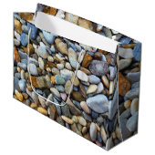 Grand Sac Cadeau Plage de galets (Devant Angle)