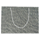 Grand Sac Cadeau Plage Océan Eau Ondes & Sable (Dos)
