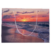 Grand Sac Cadeau Plage Tropical Bahamas Sunset Paradise Beach (Dos)