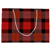 Grand Sac Cadeau Plaid personnalisé (Dos)