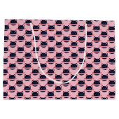 Grand sac cadeau Planet Cat (Dos)