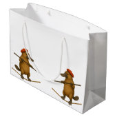 Grand Sac Cadeau Platon ornithorynque funambule (Dos Angle)