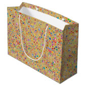 Grand Sac Cadeau Pluie de fleurs (Dos Angle)