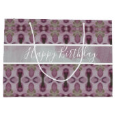 Grand Sac Cadeau Plum Bourgogne (Dos)