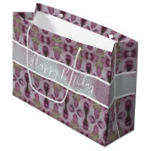 Grand Sac Cadeau Plum Bourgogne (Devant Angle)