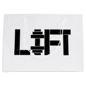 Grand Sac Cadeau Poids Lift (Devant)