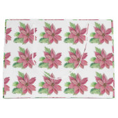 Grand Sac Cadeau Poinsettia (Devant)
