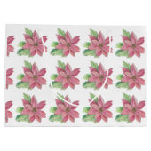 Grand Sac Cadeau Poinsettia (Dos)