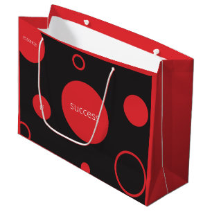 Grand sac cadeau Pois rouge