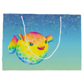 Grand Sac Cadeau Poisson (Dos)