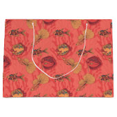 Grand Sac Cadeau Poissons sur corail vivant arrière - plan (Devant)