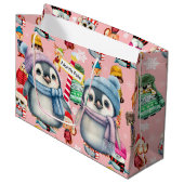 Grand Sac Cadeau Pôle Nord (Devant Angle)