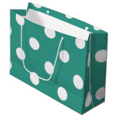 Grand Sac Cadeau Polka dot (Devant Angle)