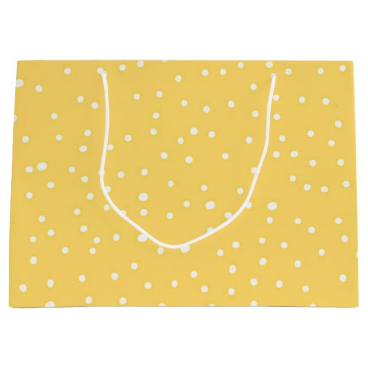 Grand Sac Cadeau Polka dot (Devant)