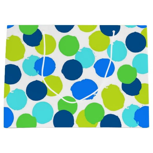 Grand Sac Cadeau Polka dot (Devant)