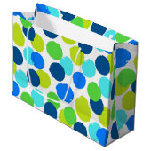 Grand Sac Cadeau Polka dot (Devant Angle)