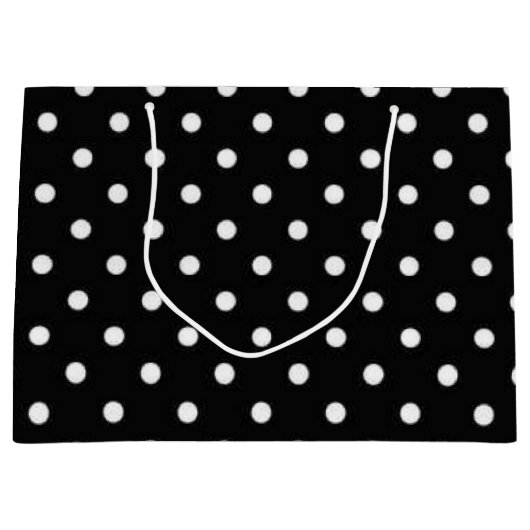 Grand Sac Cadeau Polka dot (Devant)