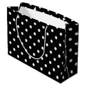 Grand Sac Cadeau Polka dot (Dos Angle)
