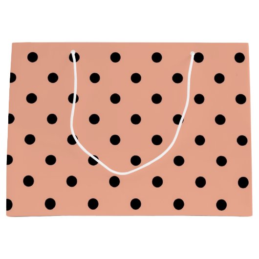 Grand Sac Cadeau Polka dot (Devant)
