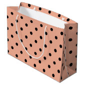 Grand Sac Cadeau Polka dot (Dos Angle)