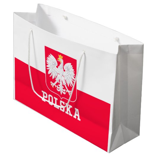 Grand Sac Cadeau Pologne (Devant Angle)