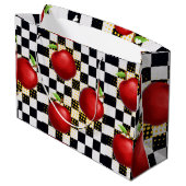 Grand Sac Cadeau pomme (Dos Angle)